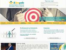 Tablet Screenshot of abrapefe.org.br